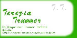 terezia trummer business card